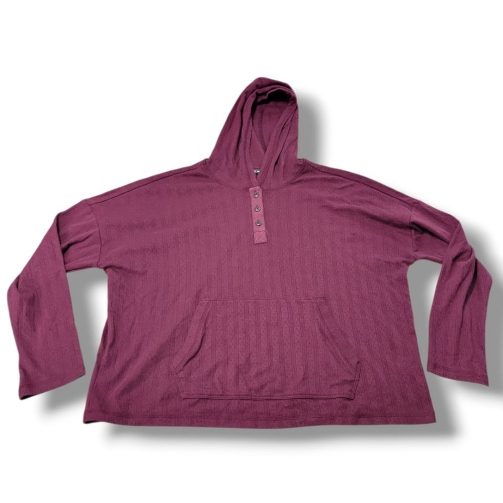 Toad & Co Sweatshirt Size Large Oversized Toad&Co Lightweight Hooded Sweatshirt